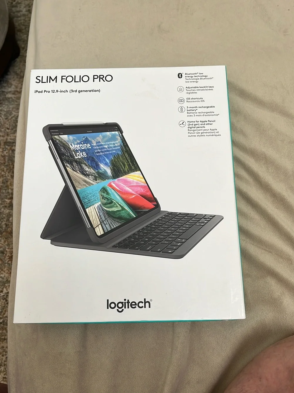 Tablet Keyboard Slim Folio Pro iPad Pro 12.9 - inch (3rd generation) Bluetooth